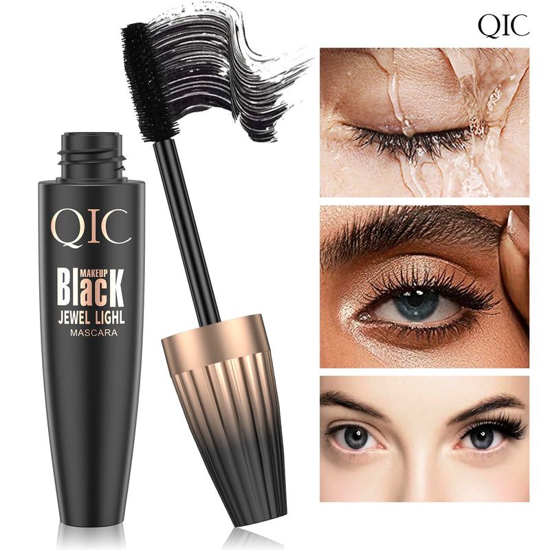 Máscara de Cílios 4D à Prova d’Água – Volume Extra, Curvatura Perfeita e Efeito Olhos Grandes