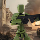 Boneco Articulado 3D Dummy 13 Soldier 2.0 – Robô Multiarticulado Forças Especiais, Action Figure Movível e Colecionável