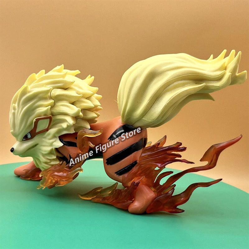 Arcanine Pokémon – Figura de Coleção 9cm | Modelo GK Detalhado em PVC | TAKARA TOMY