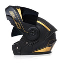 Capacete Modular Flip-Up Personalizado – Dual Lens, Full Face para Motocross e Moto, Unissex, Estilo Moderno