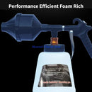 Pulverizador de Espuma A70F – 1L com Fluxo de Ar Ajustável e Cabo Ergonômico | Ferramenta Profissional para Limpeza e Detalhamento