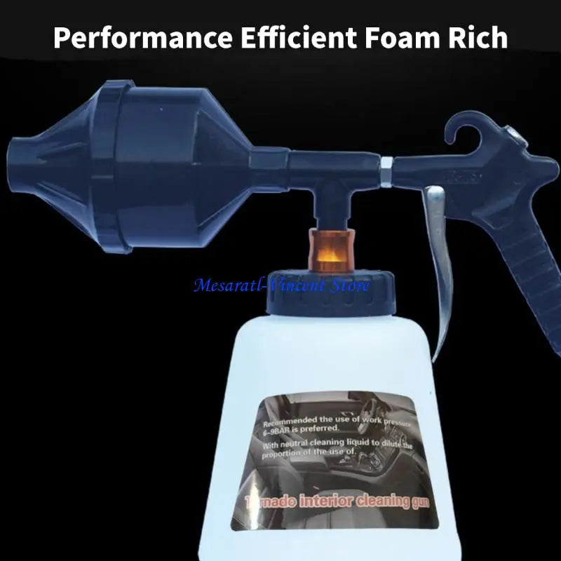 Pulverizador de Espuma A70F – 1L com Fluxo de Ar Ajustável e Cabo Ergonômico | Ferramenta Profissional para Limpeza e Detalhamento