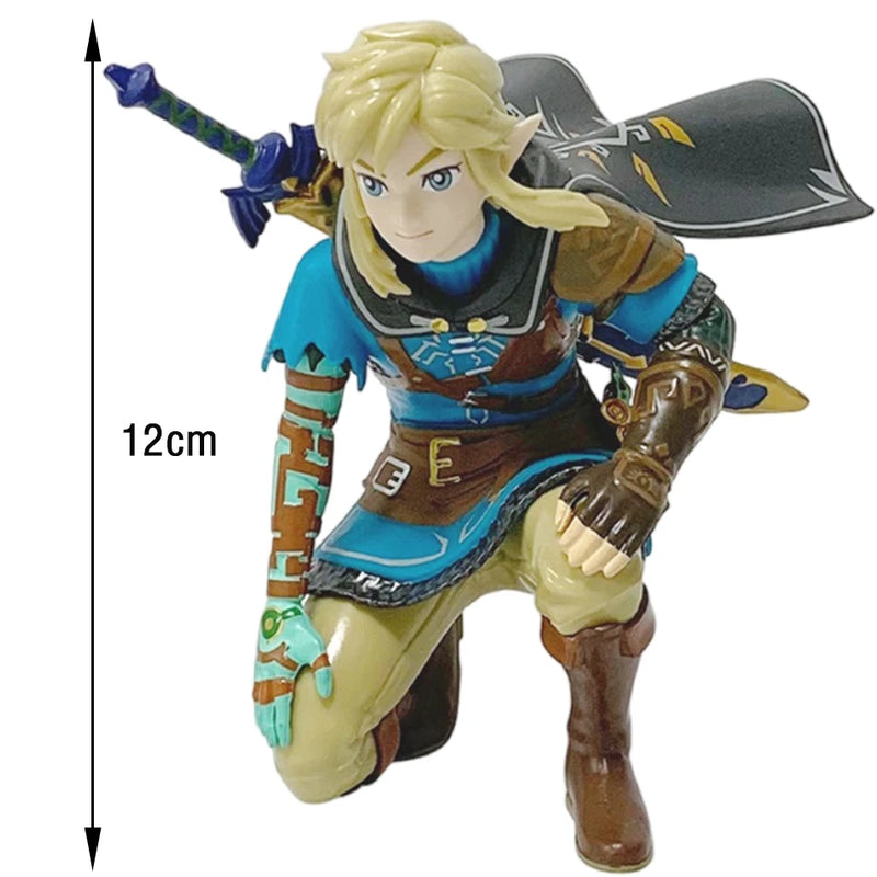 Estátua Zelda Link 12cm – The Legend of Zelda Tears of the Kingdom | Action Figure Colecionável PVC