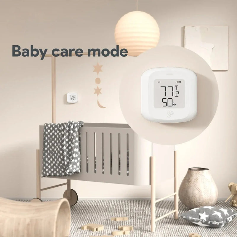 Sensor de Temperatura e Umidade Smart WiFi/Zigbee com Display LCD – Compatível com Home Assistant e Zigbee2MQTT