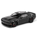 Carro Modelo 1:24 Dodge Challenger Hellcat – Diecast com Som, Luz e Pull-Back