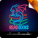 Letreiro Neon LED "Read Books" – Placa Decorativa USB para Quarto, Biblioteca, Escola, Café e Bar