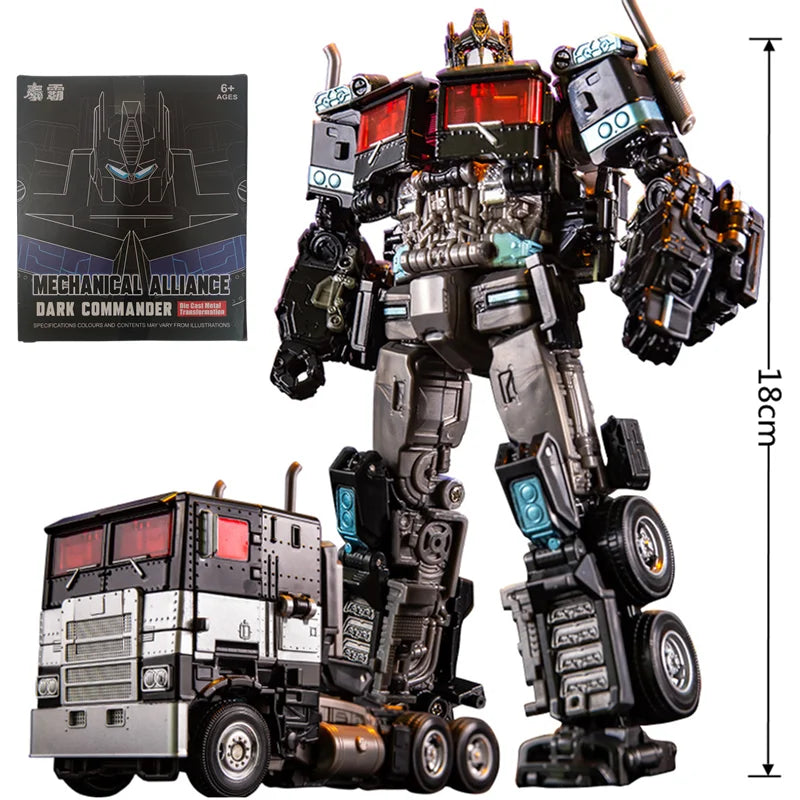 Action Figure Transformável YS04A – Robô Carro de Liga e Plástico – Inspirado em Anime e Filme – Presente de Aniversário para Crianças