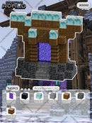 Kit de Blocos Magnéticos Estilo Pixel – Mundo Mine para Crianças 3+ | Brinquedo Educativo STEM com Cubos e Base de Montar