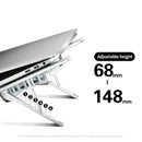 Suporte De Notebook E Tablet Com Cooler Alumínio Mtg-1234