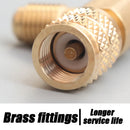 1, 2 ou 4 Válvulas de Segurança para Carga de Gás R410A/R22 – Rosca 1/4" | Adaptador para Ar-Condicionado e Refrigeração