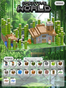 Kit de Blocos Magnéticos Estilo Pixel – Mundo Mine para Crianças 3+ | Brinquedo Educativo STEM com Cubos e Base de Montar