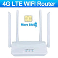 Roteador 4G LTE Wi-Fi 150Mbps com 4 Antenas Externas — Sinal Potente, Conexão Estável e Suporte a Chip SIM