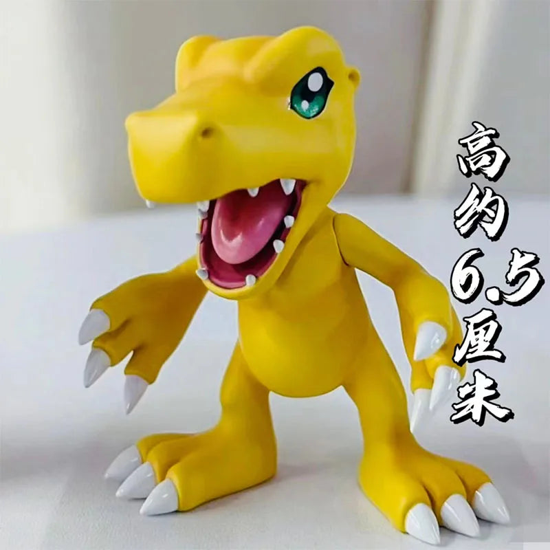 Digimon 12cm – GK Figures Greymon, Agumon e Gabumon PVC, Action Figure Colecionável para Crianças e Decoração