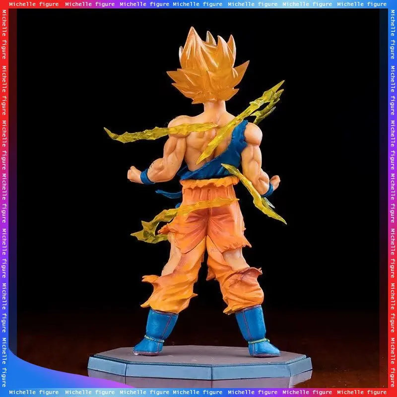 Action Figure Son Goku Super Saiyan 17cm – Boneco Colecionável Dragon Ball DBZ – Presente para Crianças e Fãs