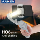 Gimbal Estabilizador 3 Eixos com Luz Integrada – Para Celulares iOS e Android | Gravações Estáveis para TikTok, YouTube e Vlogs