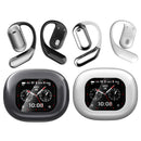 Fones Tradutores AI Bluetooth 5.4 – Tradução em Tempo Real, Touch Screen, À Prova d’Água, Open-Ear