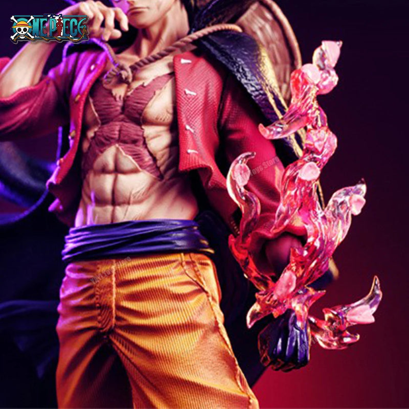 One Piece Luffy Sun God Nika 17cm – Action Figure PVC Colecionável Anime Toy para Fãs e Crianças