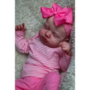 Boneca Reborn LouLou Dorminhoca 50cm – Pele 3D Realista com Veias Visíveis – Feita à Mão – Presente de Natal para Meninas