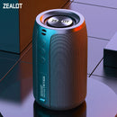 Caixa de Som Bluetooth ZEALOT S32 Mini Portátil – Som HiFi com Subwoofer, Rádio FM, TWS, Suporte USB/TF