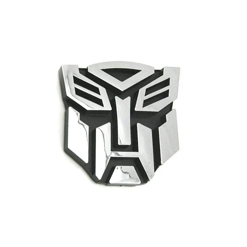 Emblema 3D Autobots Transformers – Adesivo Estilizado para Carro | Decoração Esportiva Automotiva