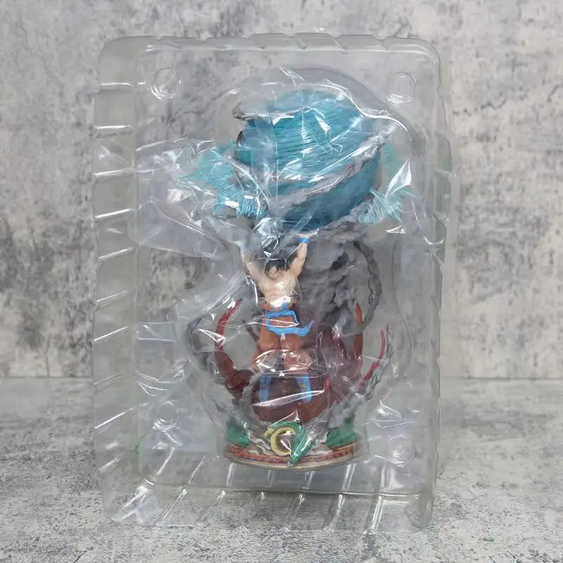 Action Figure Dragon Ball – Son Goku 23cm com Genki Bomb Luminoso, Estatueta PVC Colecionável, Presente DBZ