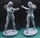 Model Kit Battle Girl em Resina 1/18 ou 1/24 – Figura Esculpida, Pintada ou Não Pintada, Sem Cor RW-1095