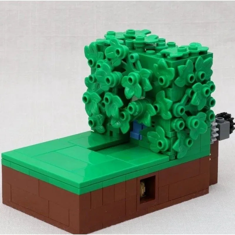 227 Peças Blocos de Montar MOC Homer no Arbusto – Kit de Construção Criativo Tecnológico para Presentes de Natal, Aniversário e Hobby Adulto