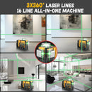 Nível Laser Dewalt DW089LG 12V – 12 Linhas Verdes, 360° Vertical e Horizontal, Bateria de Lítio