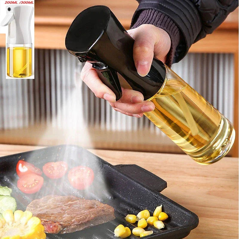 Borrifador de Azeite e Vinagre – Dispenser Recarregável para Cozinha e Assados