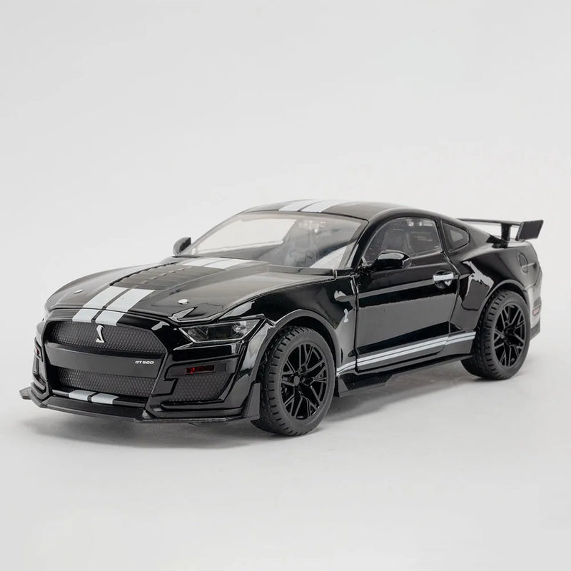 Carro Modelo 1:18 Mustang GT500 – Miniatura Diecast com Luz e Som