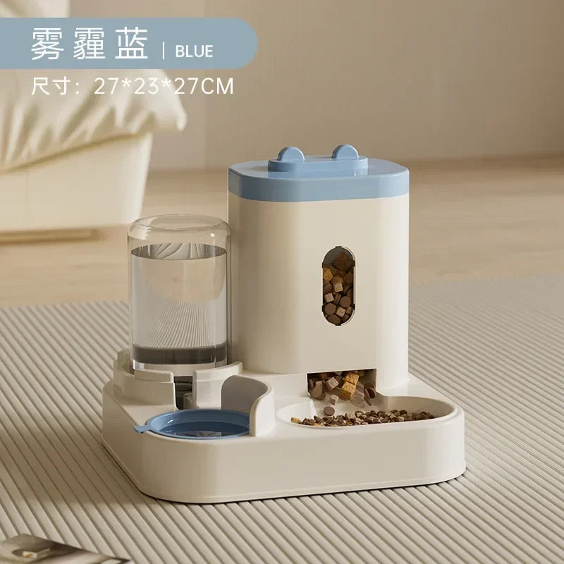 Comedouro e Bebedouro Automático para Pets – Grande Capacidade, Ideal para Gatos e Cães