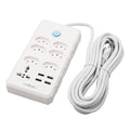 Filtro de Linha com Extensão e Entradas USB – 10A, 100–220V | Tomada com Proteção e Plugue Padrão Brasileiro