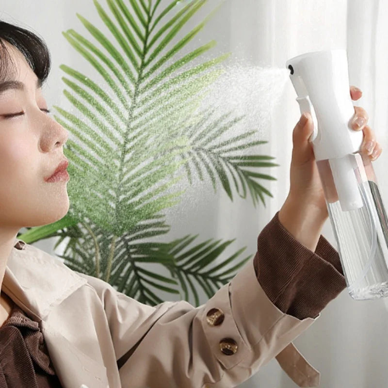 Pulverizador de Alta Pressão com Névoa Contínua – Ideal para Cabelos, Maquiagem e Uso Diário