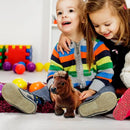 Cavalo de Pelúcia Realista – Pônei Robô Interativo, Brinquedo Educativo Eletrônico e Macio