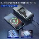 Bomba de Ar Portátil Elétrica – Infle Pneus em Segundos! Alta Pressão com Barômetro para Carro, Moto, Bike e Muito Mais