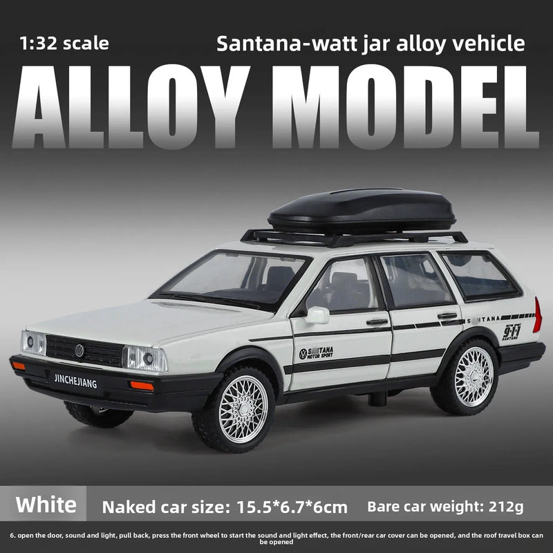 Modelo de Carro Diecast 1:32 VW SANTANA Wagon – Com Som e Luz