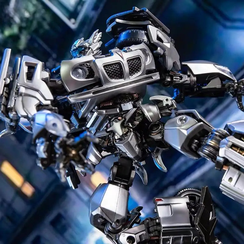 LS-18 Jazz – Robô de Metal Transformável 18cm (Versão KO MPM09 | Black Mamba)