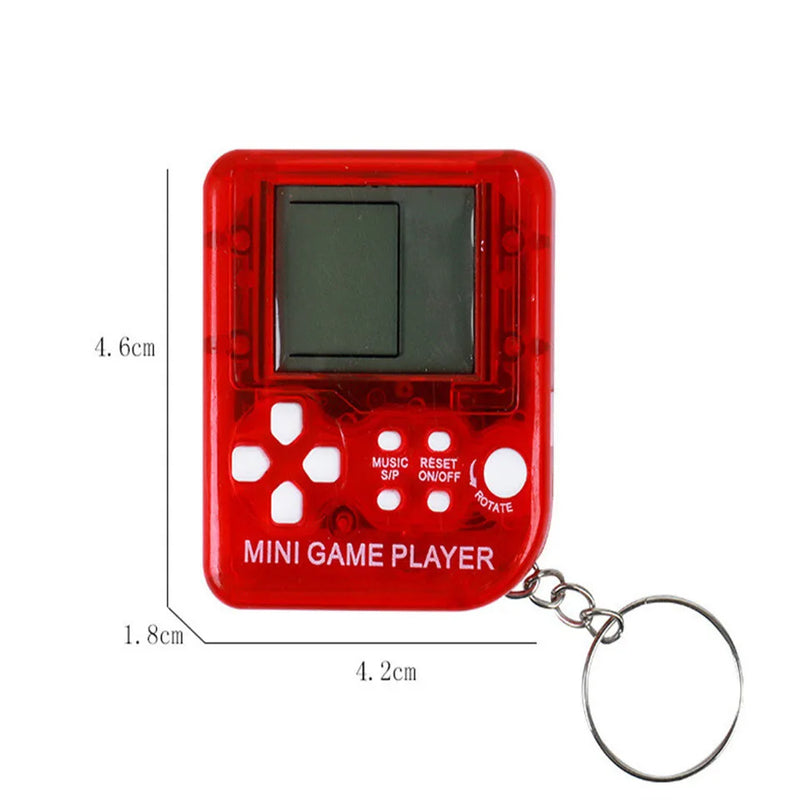 Console Chaveiro Portátil Retrô GAMINJA – Mini Vídeo Game com Jogos Clássicos, Ideal para Crianças e Presente Perfeito