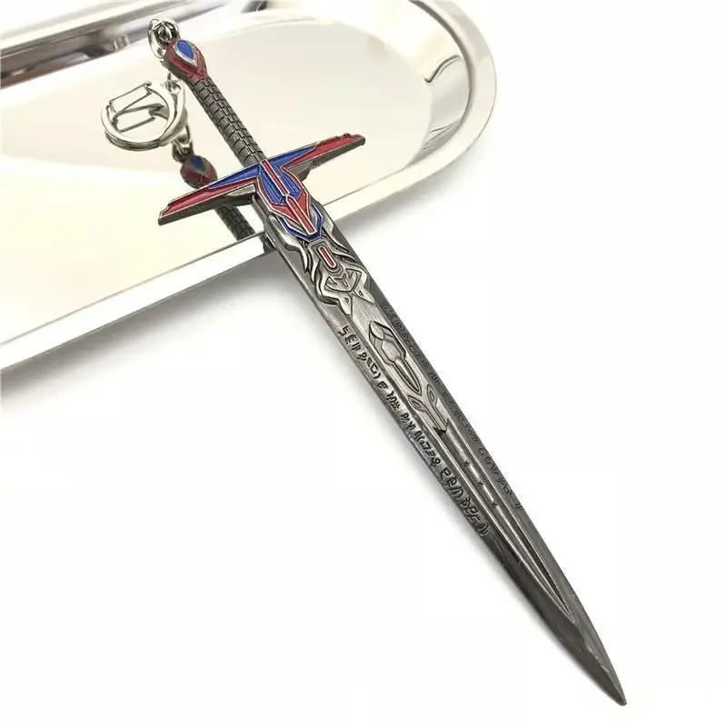 Chaveiro Transformers Optimus Prime Arms Star Saber – Acessório Decorativo para Fãs e Colecionadores