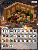 Kit de Blocos Magnéticos Estilo Pixel – Mundo Mine para Crianças 3+ | Brinquedo Educativo STEM com Cubos e Base de Montar