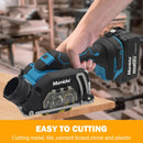 Esmerilhadeira Angular Elétrica Sem Fio Brushless – Máquina de Corte e Polimento com Display Digital | Compatível com Bateria Makita