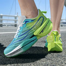 Tênis Esportivo Unissex com Placa de Carbono – Super Leve, Respirável e Antiderrapante | Ideal para Corrida, Caminhada e Uso Diário