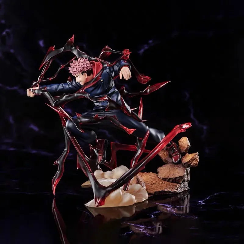 Figura Jujutsu Kaisen – Satoru Gojo, Yuji Itadori e Ryomen Sukuna | Anime Colecionável