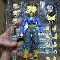 Dragon Ball Z SHF Trunks Super Saiyan Action Figure 15cm Articulado Colecionável Anime Modelo