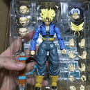 Dragon Ball Z SHF Trunks Super Saiyan Action Figure 15cm Articulado Colecionável Anime Modelo