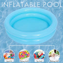 Piscina Inflável Infantil Redonda 60cm – Portátil para Verão | Banheira Bebê | Piscina de Bolinha ou Água | Ideal para Área Interna ou Externa
