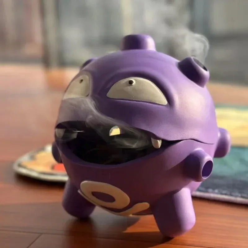 Incensário Kawaii Pokémon Koffing / Gastly – Porta Incenso para Ambiente, Quarto e Carro
