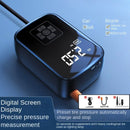 Bomba de Ar Portátil Elétrica – Infle Pneus em Segundos! Alta Pressão com Barômetro para Carro, Moto, Bike e Muito Mais