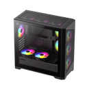 Gabinete Gamer GameMax Destroyer M-ATX com 4 Coolers RGB – Alta Performance e Estilo