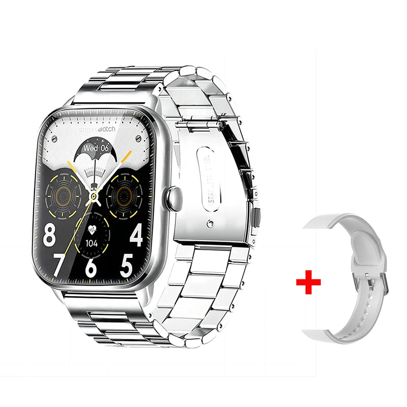 Smartwatch 2024 Bluetooth Chamadas – Tela 1.73" Full Touch, À Prova d’Água, Relógio Inteligente Esportivo Unissex, Fitness Tracker PK GTS4 Pro